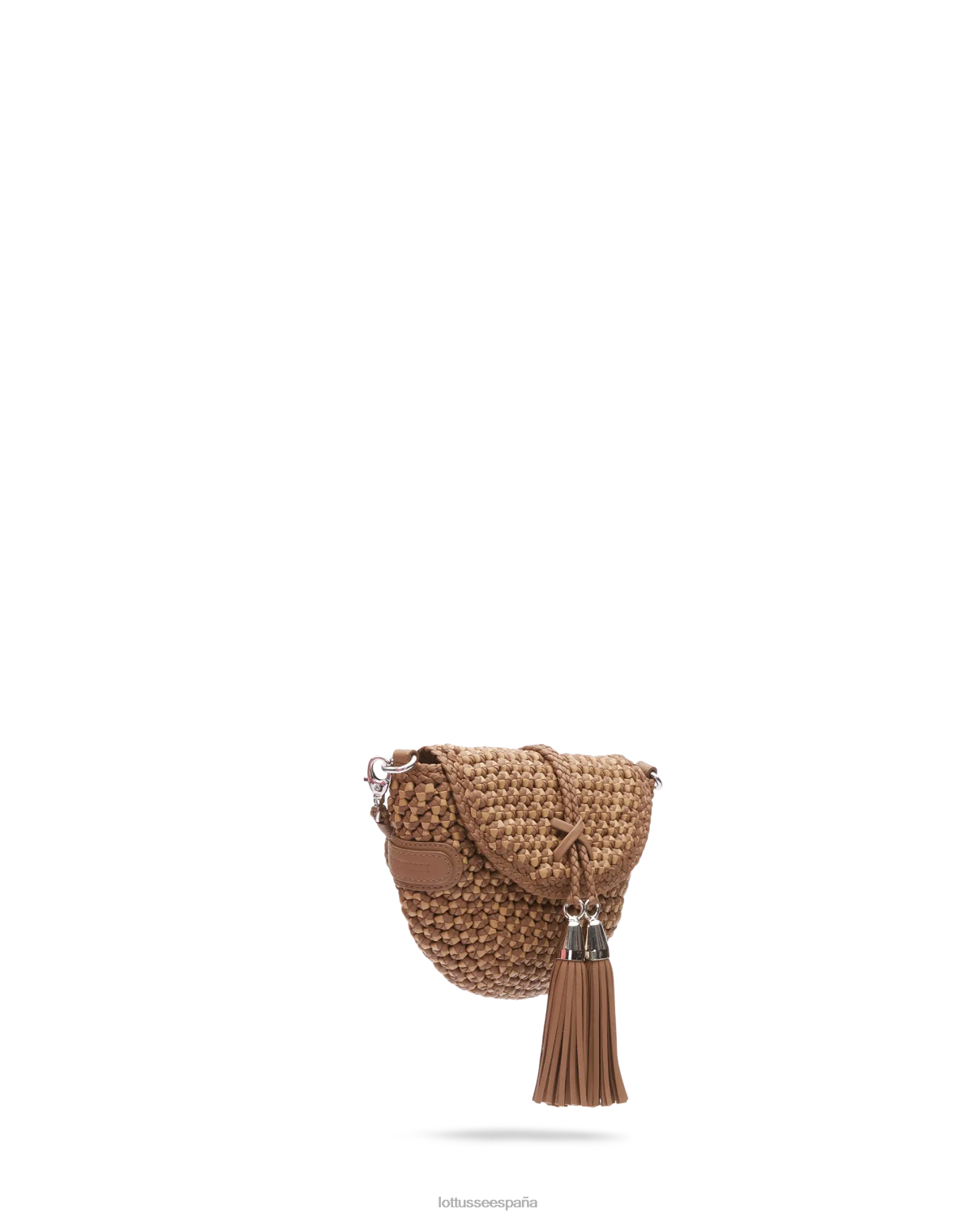 Lottusse bolso bandolera suave de cordero merino noodbag marrón mujer accesorios V40NX340