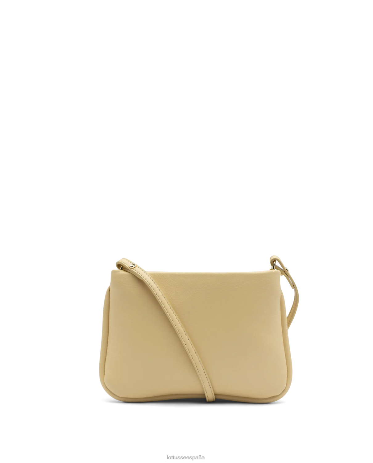 Lottusse bolso Serena con asa superior de cordero amarillo mujer accesorios V40NX334