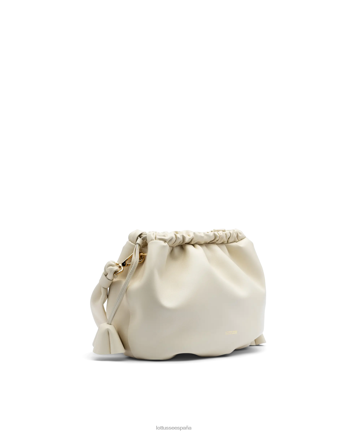 Lottusse bolso Serena con asa superior de cordero blanquecino mujer accesorios V40NX328