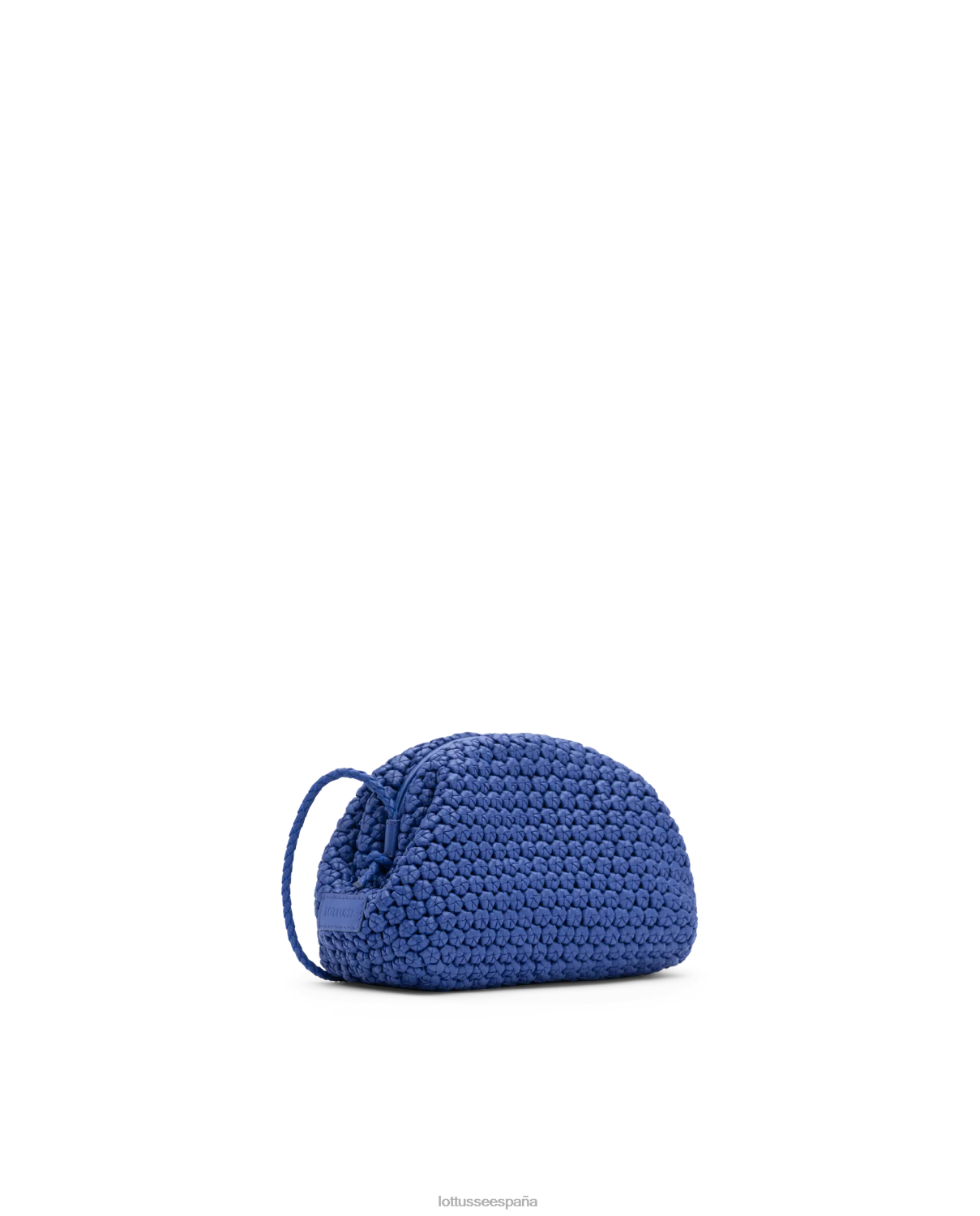 Lottusse bolso noodbag de cordero merino con asa superior suave azul mujer accesorios V40NX348