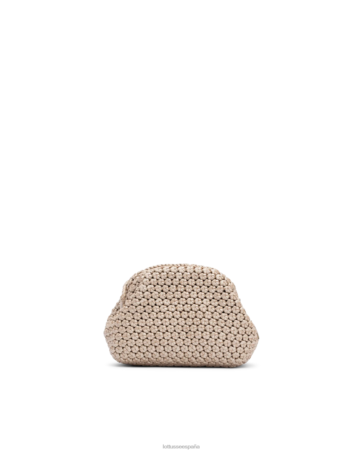 Lottusse bolso noodbag de cordero merino con asa superior suave plata mujer accesorios V40NX349