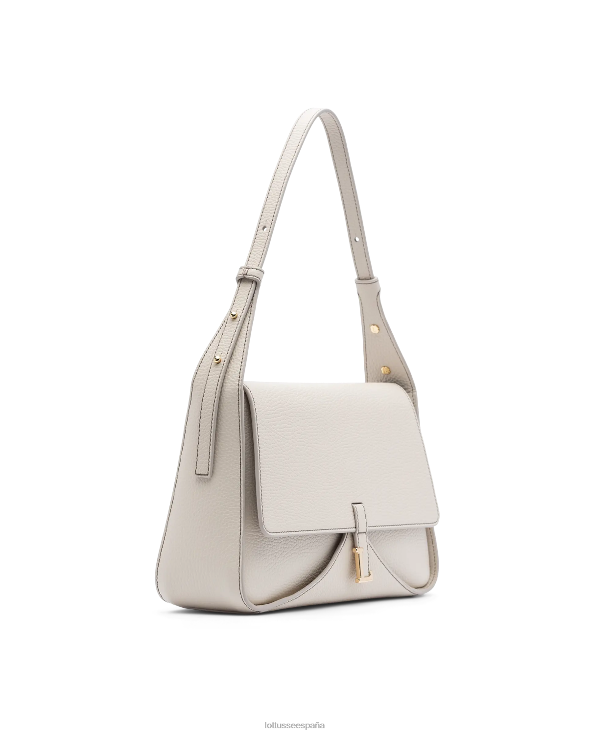 Lottusse bolso talaia de piel de becerro con asa superior blanquecino mujer accesorios V40NX324