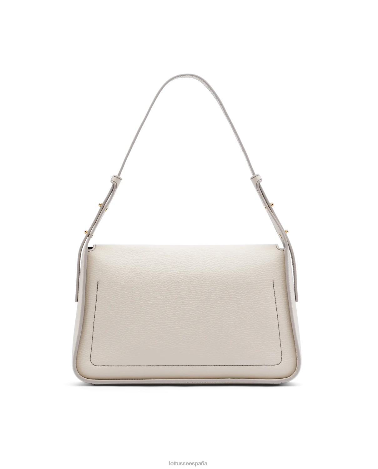 Lottusse bolso talaia de piel de becerro con asa superior blanquecino mujer accesorios V40NX324