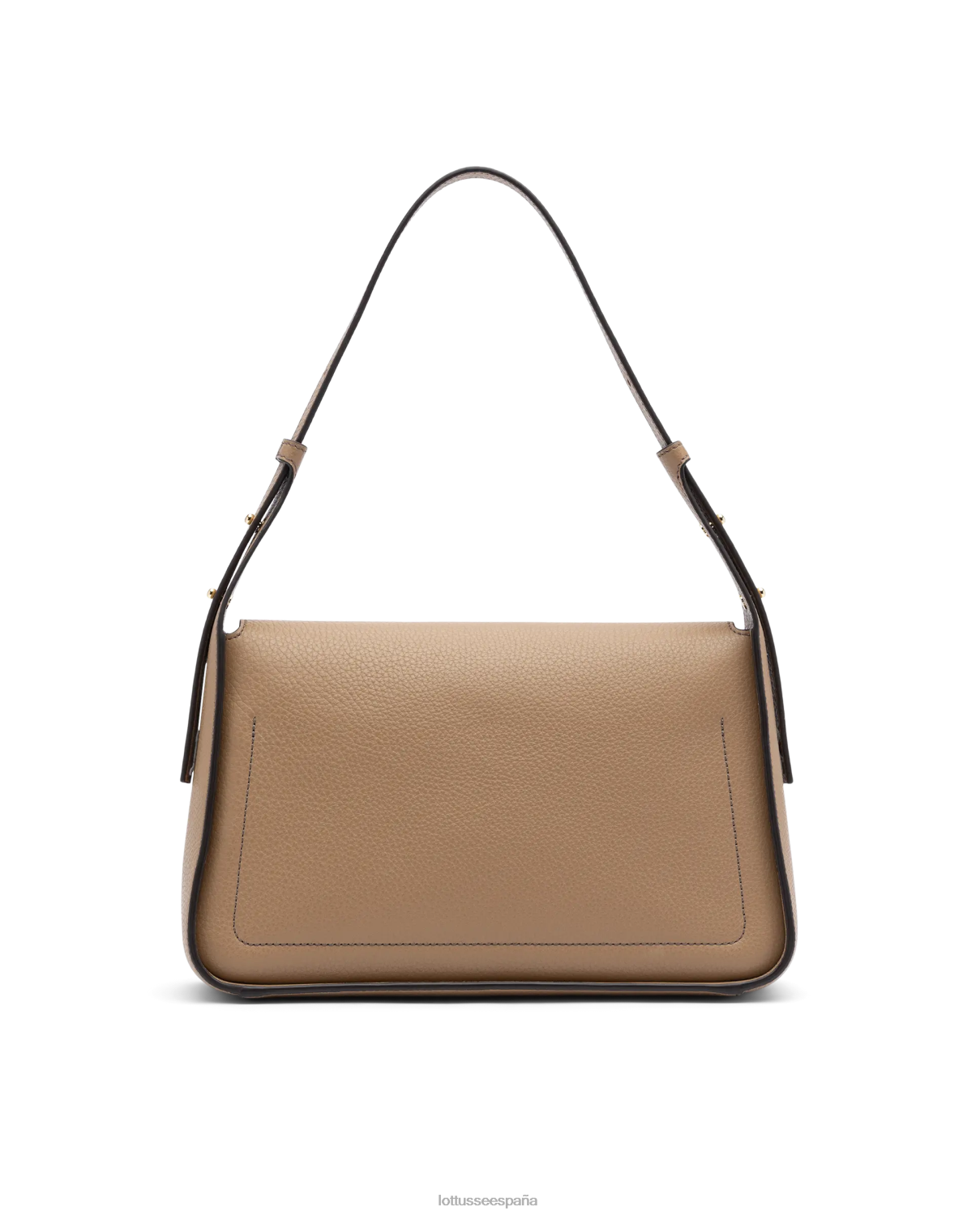 Lottusse bolso talaia de piel de becerro con asa superior natural mujer accesorios V40NX325