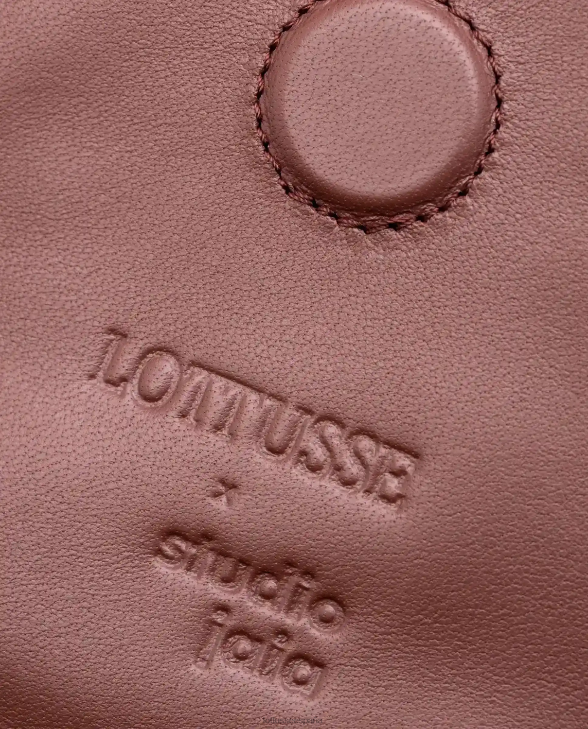 Lottusse bolso especial con asa superior de cabra trenzada multicolor granate mujer accesorios V40NX367