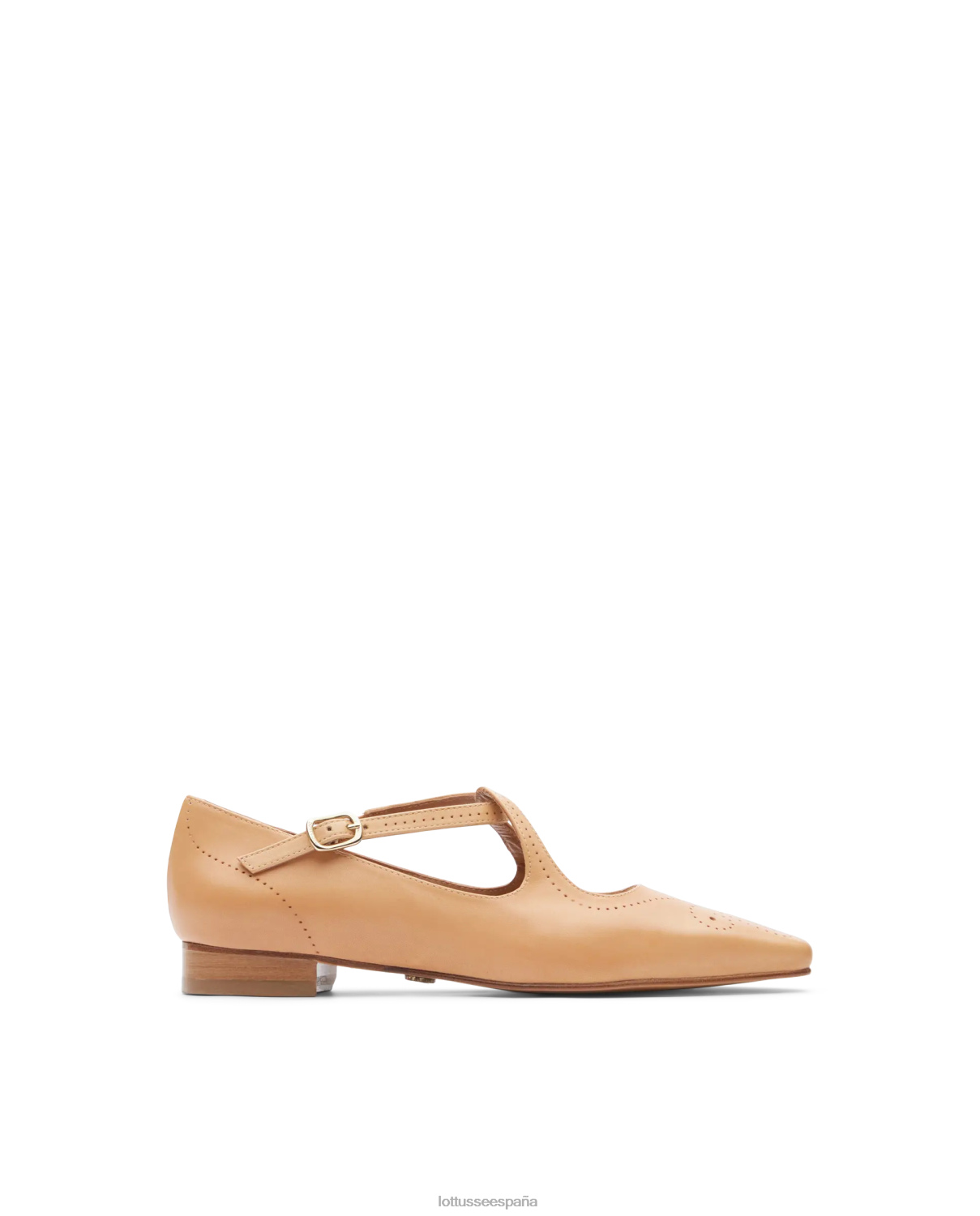 Lottusse bailarinas de becerro de anilina crust de smithson marrón mujer calzado V40NX214