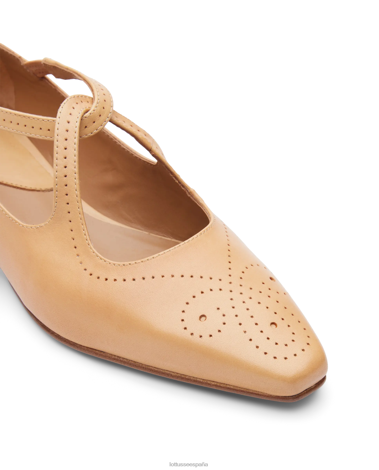 Lottusse bailarinas de becerro de anilina crust de smithson marrón mujer calzado V40NX214