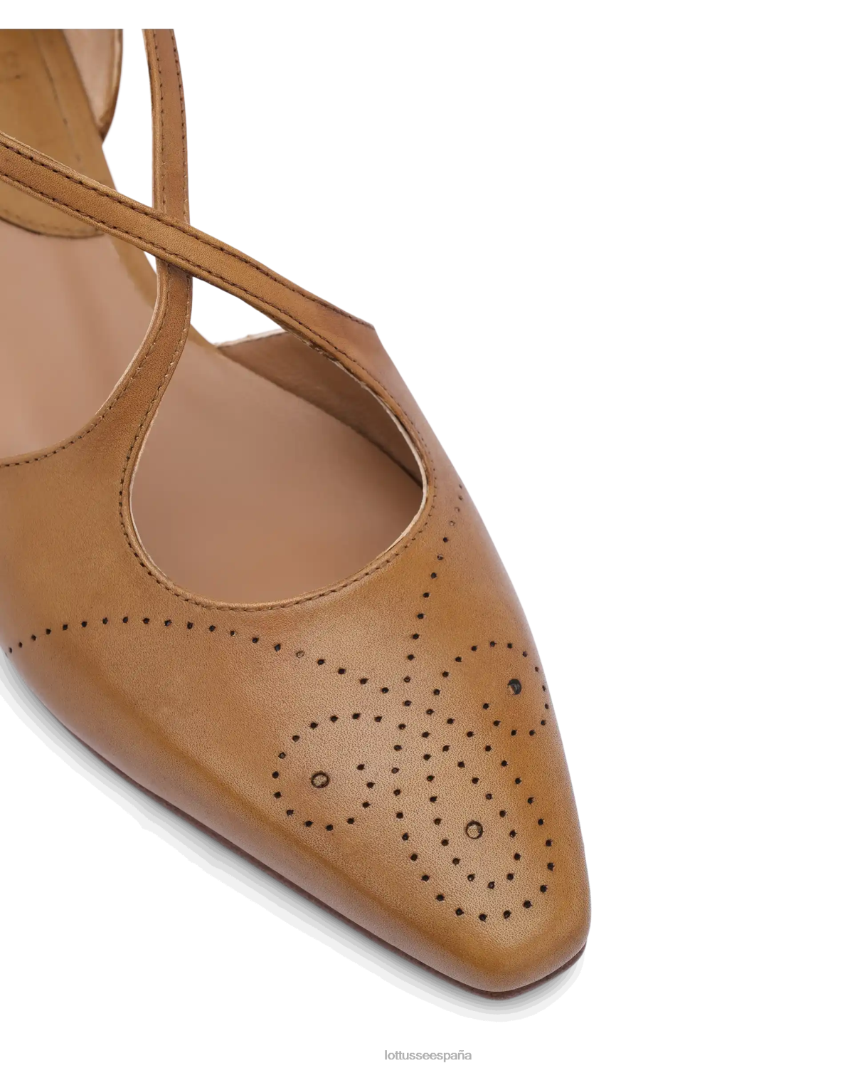 Lottusse bailarinas de becerro de anilina crust de smithson verde oliva mujer calzado V40NX216