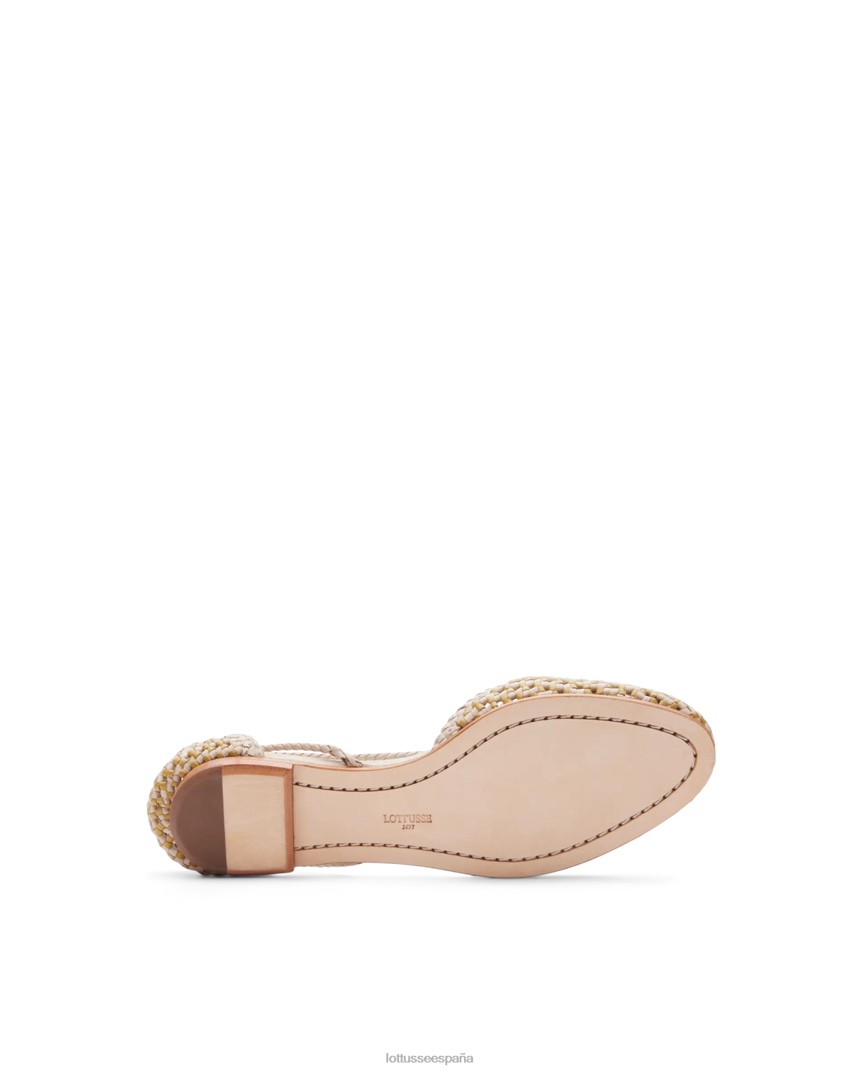 Lottusse bailarinas delice de piel y malla de cordero multicolor mujer calzado V40NX291
