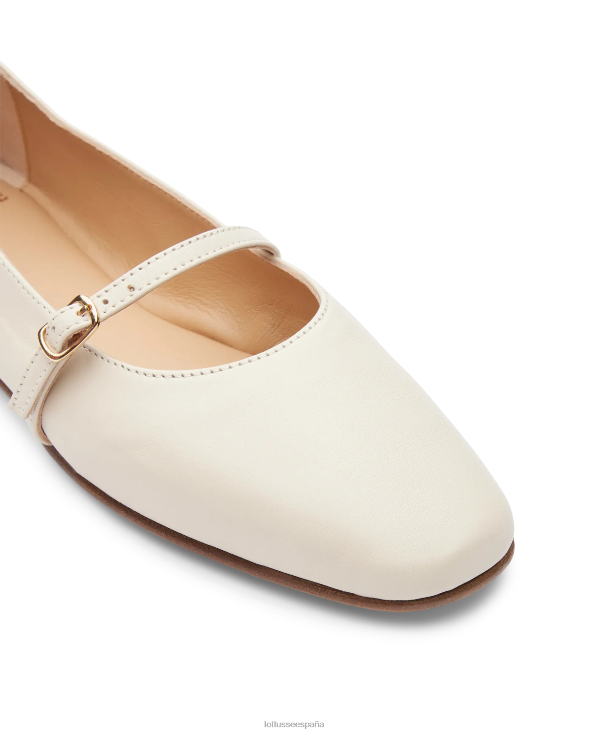 Lottusse bailarinas goya de cordero suave blanquecino mujer calzado V40NX268