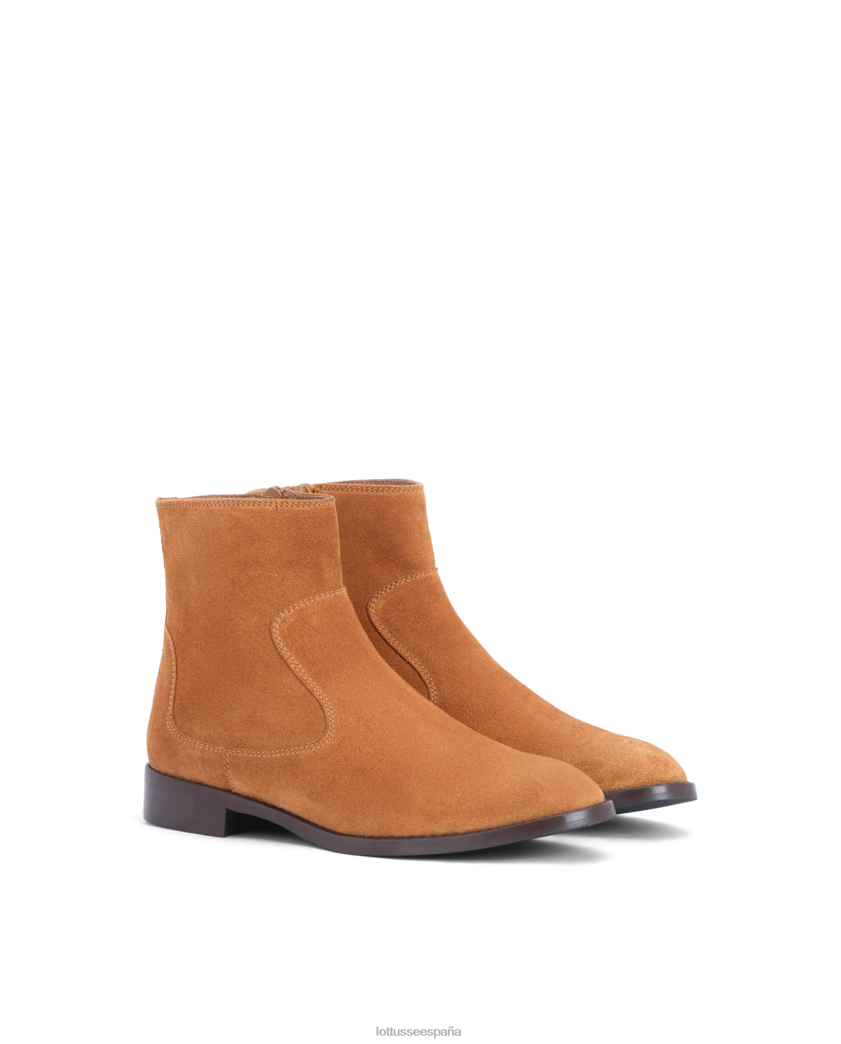 Lottusse botines claire de ante marrón mujer calzado V40NX400