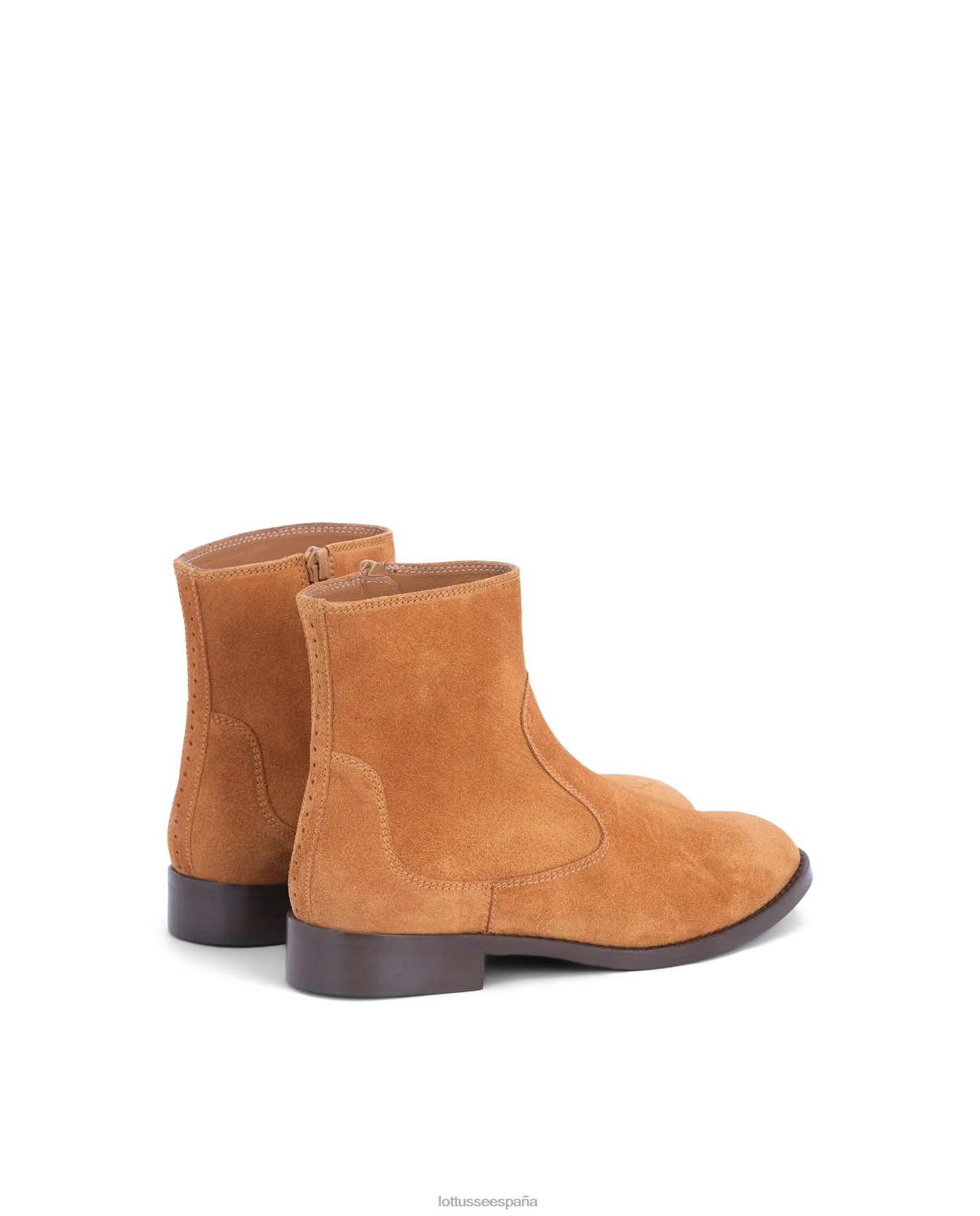 Lottusse botines claire de ante marrón mujer calzado V40NX400