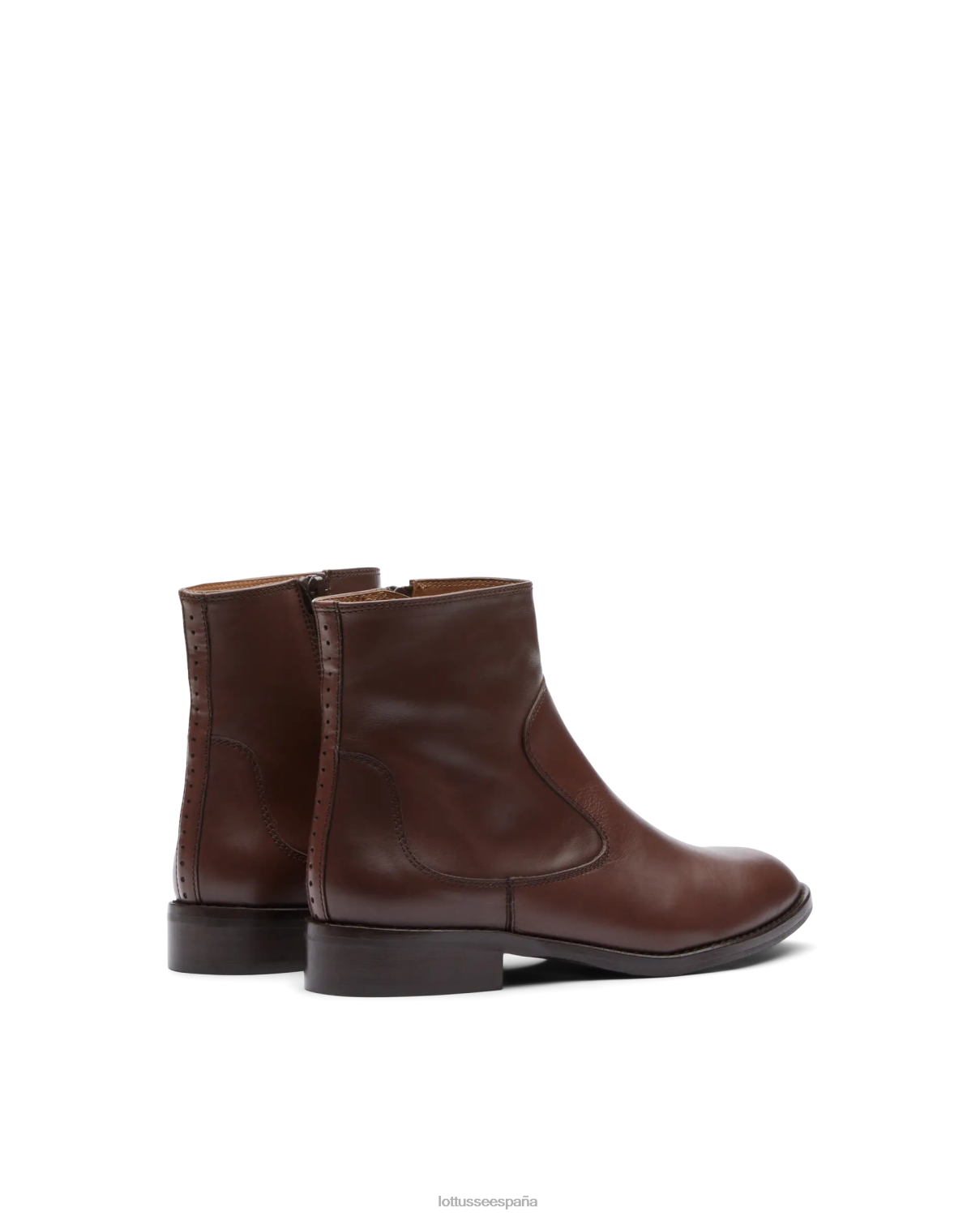 Lottusse botines claire lisos de becerro moca mujer calzado V40NX401