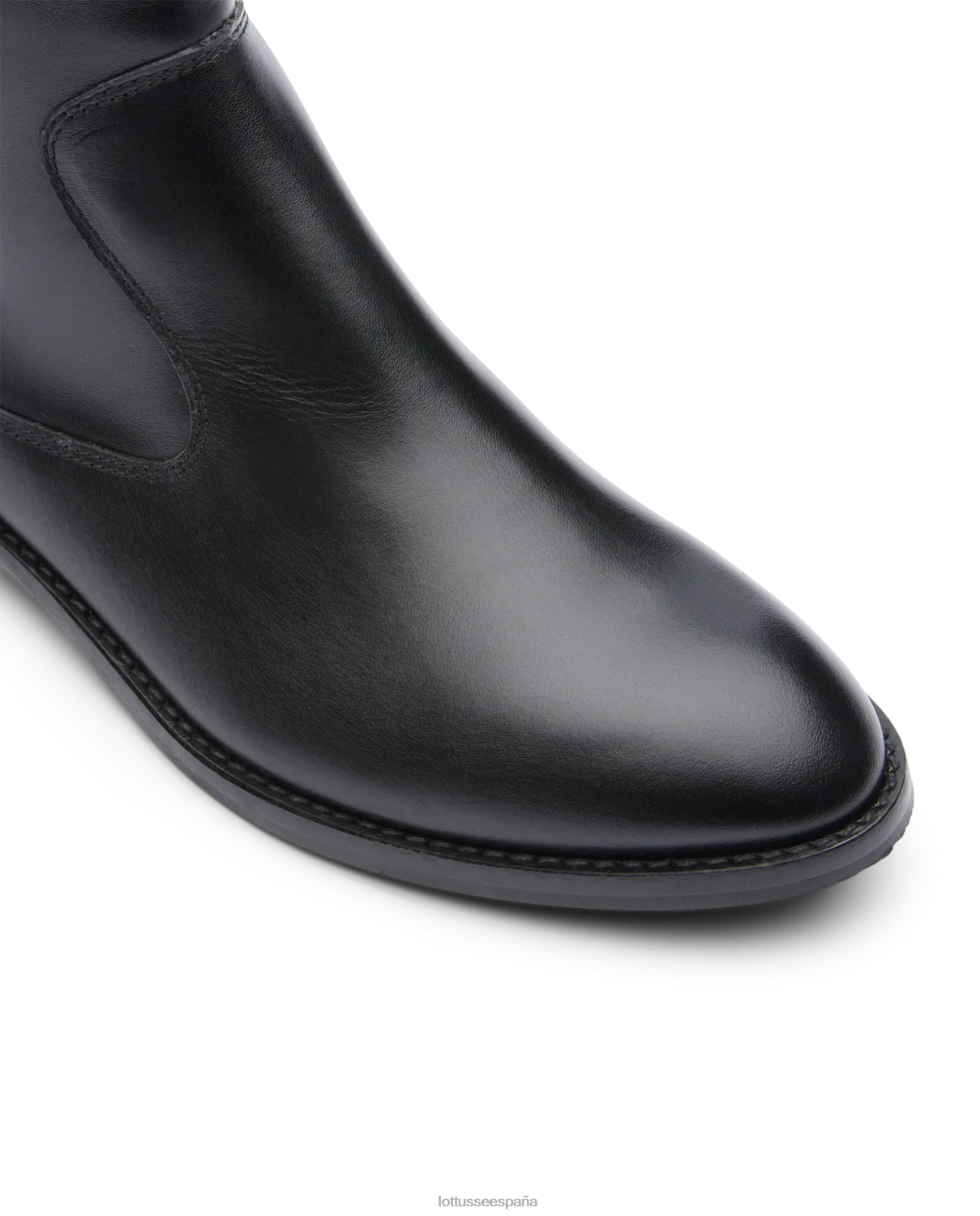 Lottusse botines claire lisos de becerro negro mujer calzado V40NX402