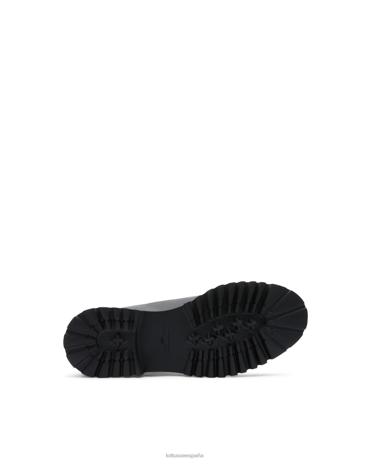 Lottusse botines covent de becerro con acabado de goma negro mujer calzado V40NX405