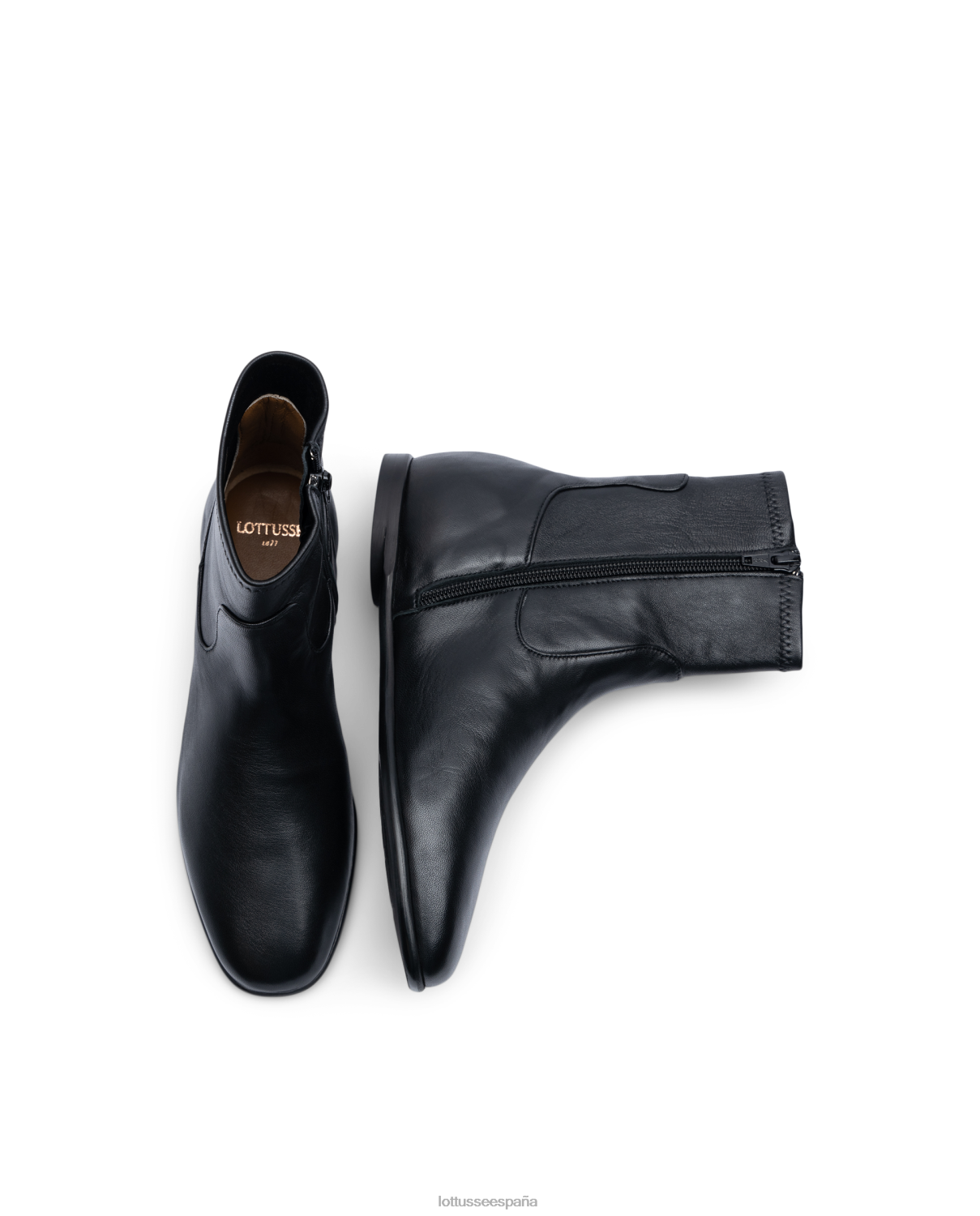 Lottusse botines goya de cordero suave negro mujer calzado V40NX411