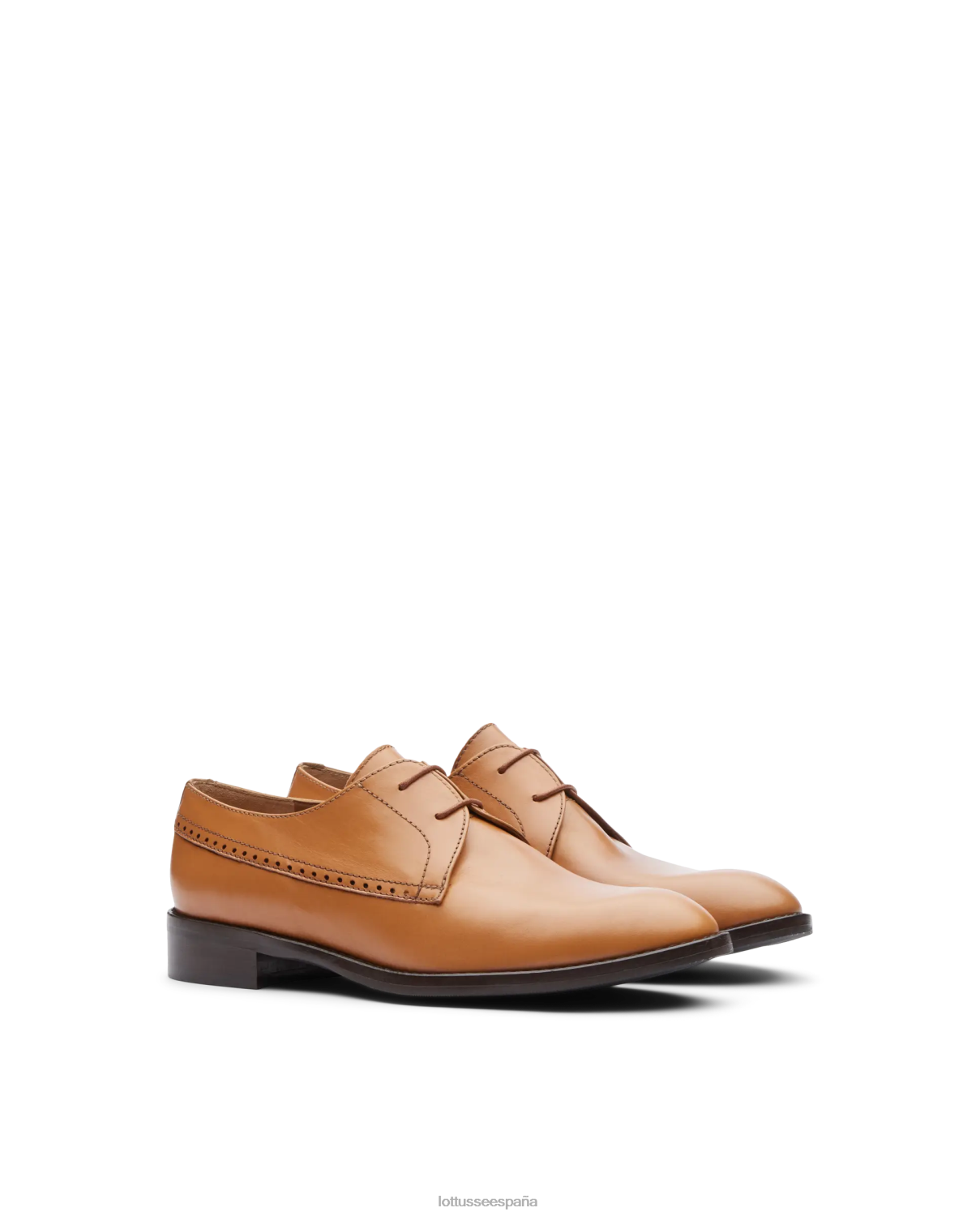 Lottusse claire derby de becerro liso marrón mujer calzado V40NX395
