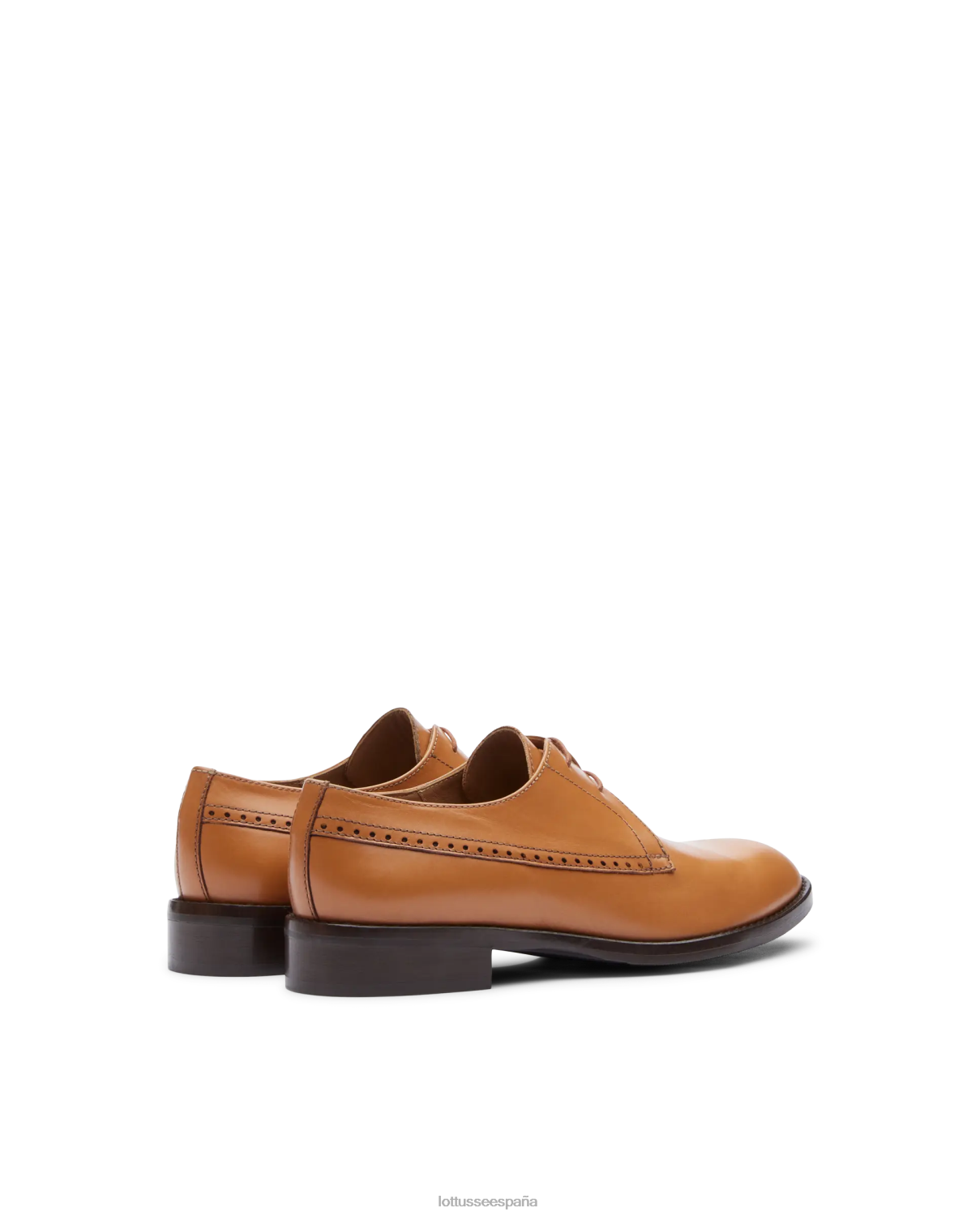 Lottusse claire derby de becerro liso marrón mujer calzado V40NX395