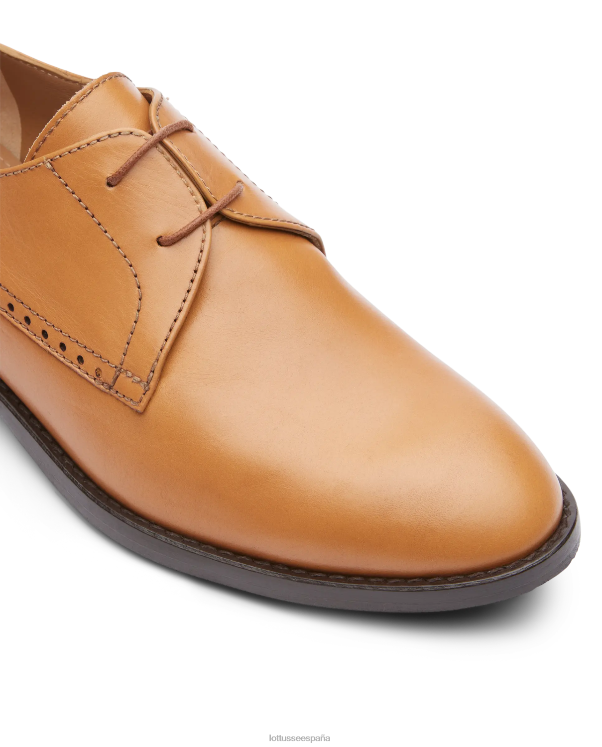 Lottusse claire derby de becerro liso marrón mujer calzado V40NX395