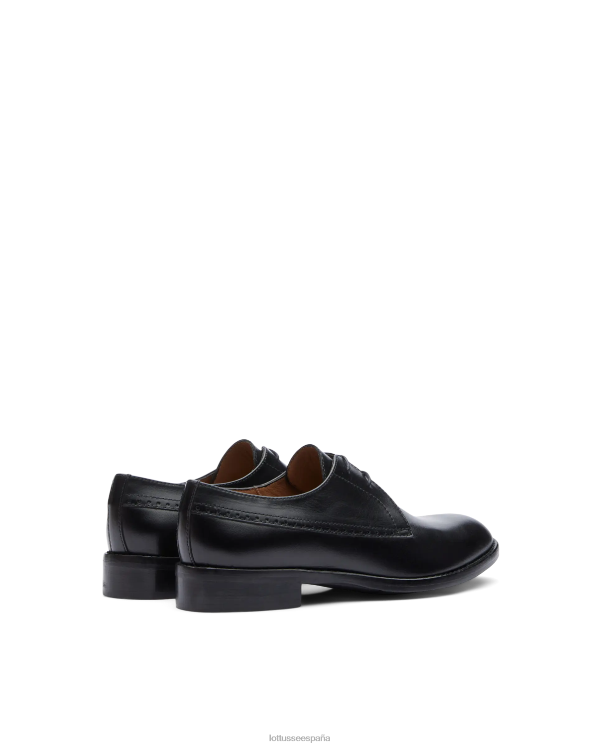 Lottusse claire derby de becerro liso negro mujer calzado V40NX396