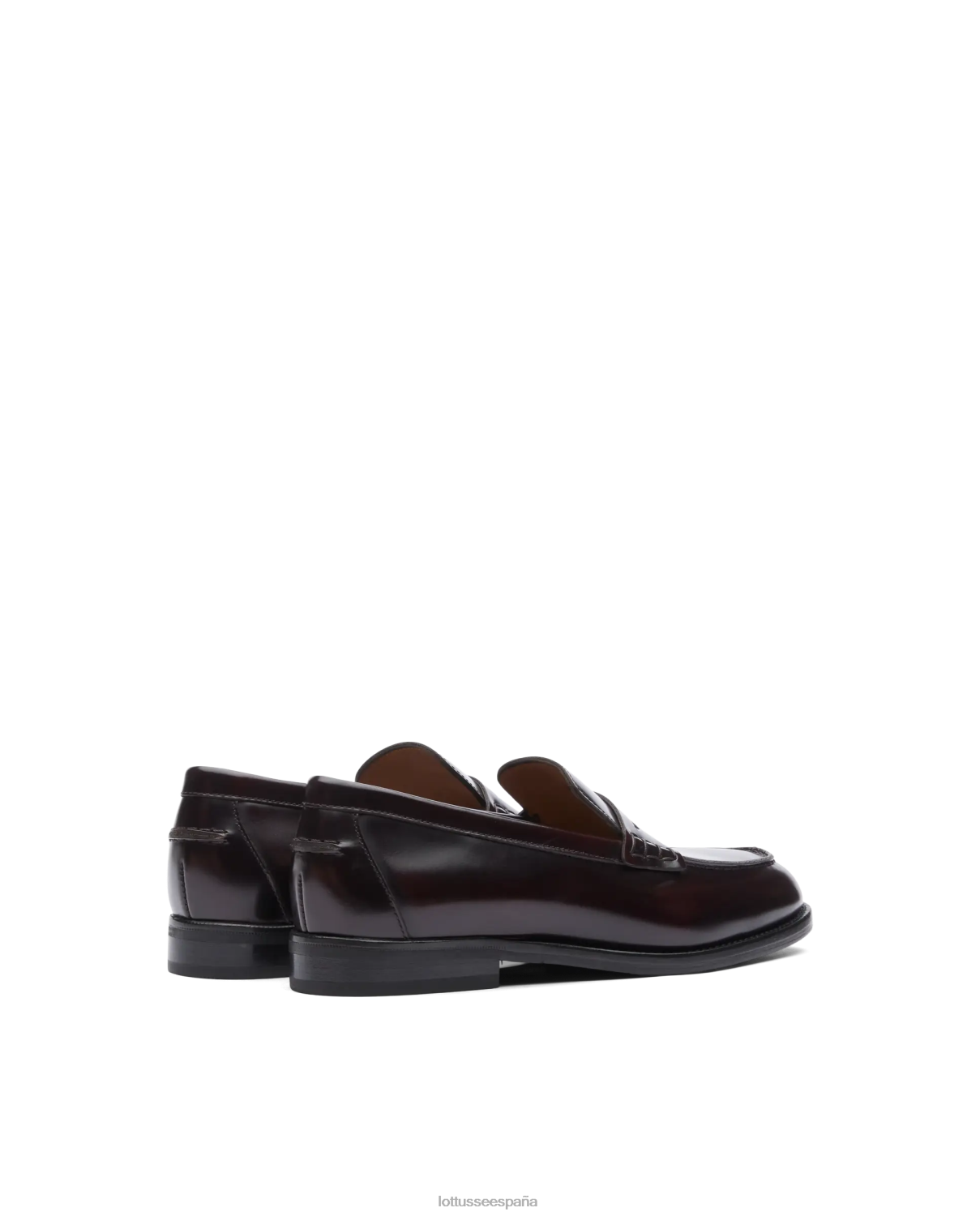Lottusse mocasines Chris de becerro pulido granate mujer calzado V40NX392