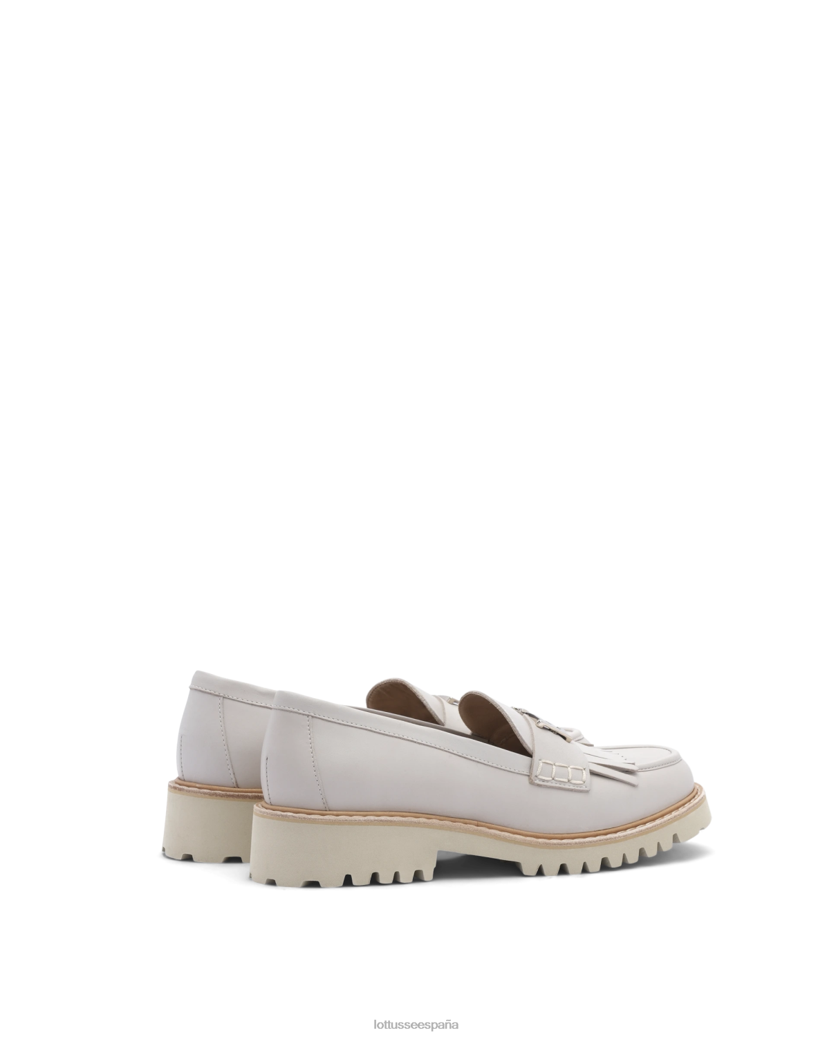 Lottusse mocasines covent lisos de becerro gris pardo mujer calzado V40NX245