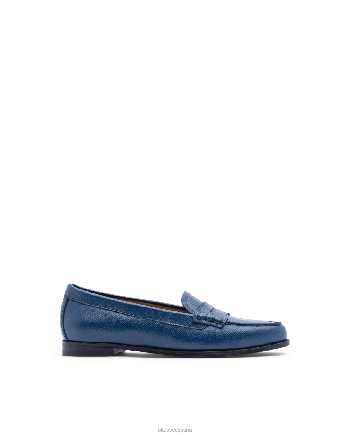 Lottusse mocasines de becerro con sello Liberty Safian azul marino mujer calzado V40NX240