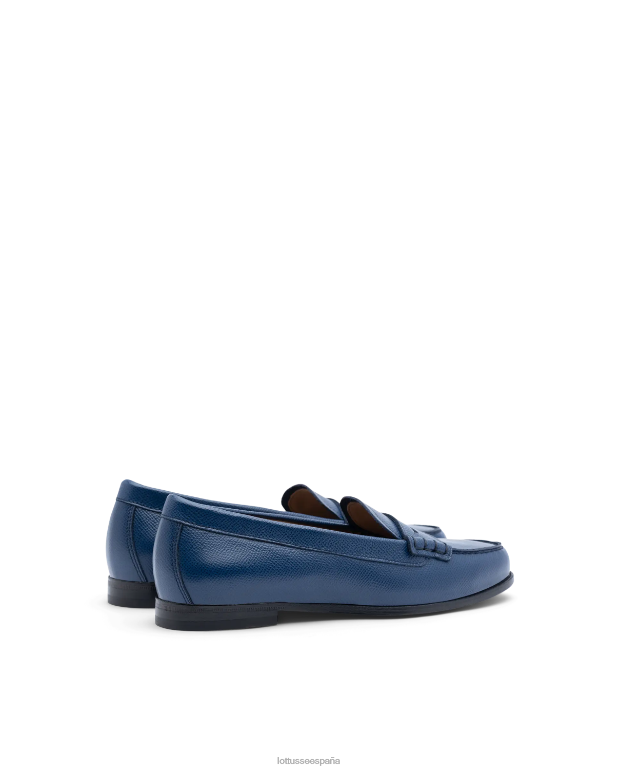 Lottusse mocasines de becerro con sello Liberty Safian azul marino mujer calzado V40NX240