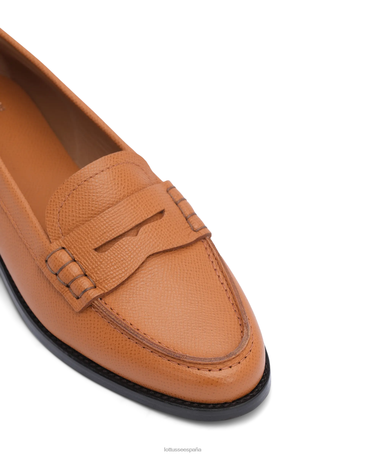 Lottusse mocasines de becerro con sello Liberty Safian marrón mujer calzado V40NX239