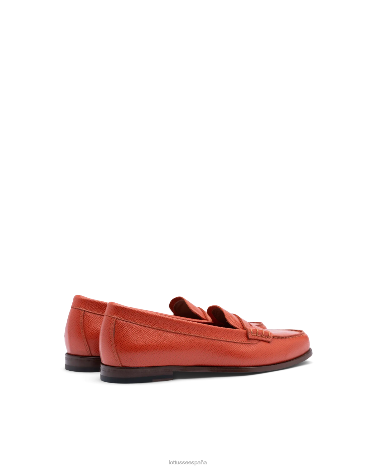 Lottusse mocasines de becerro con sello Liberty Safian rojo mujer calzado V40NX238