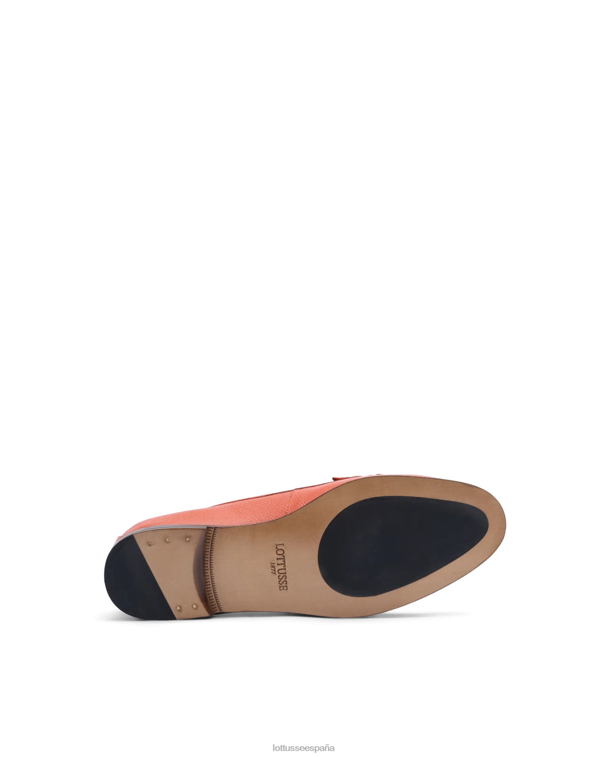 Lottusse mocasines de becerro con sello Liberty Safian rojo mujer calzado V40NX238