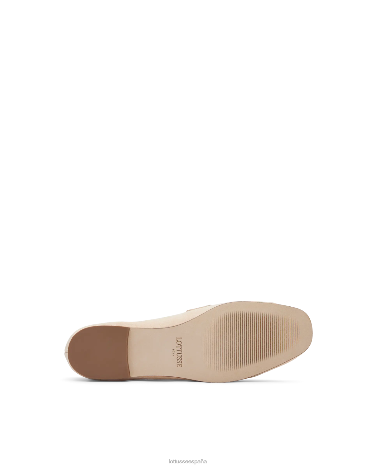 Lottusse mocasines goya de ante de cabra blanquecino mujer calzado V40NX410