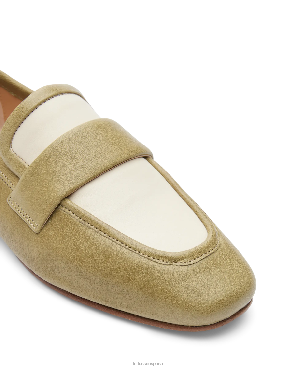 Lottusse mocasines goya de cordero verde mujer calzado V40NX280