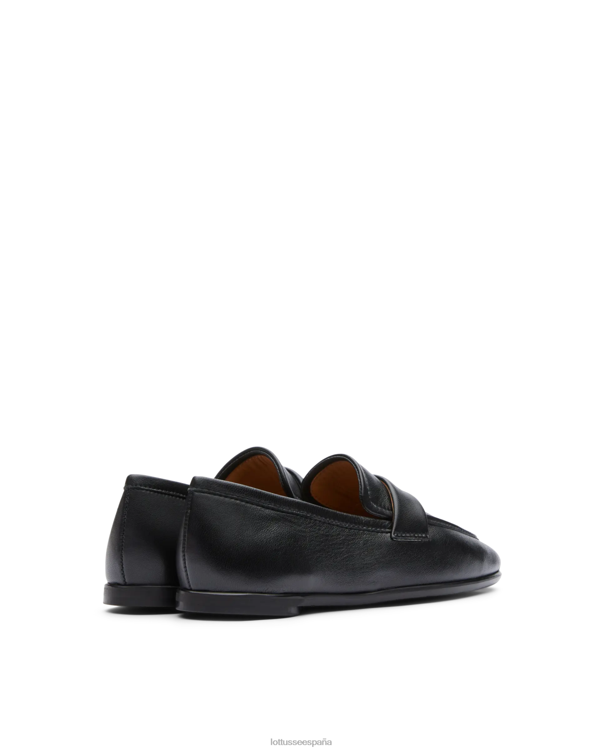 Lottusse mocasines goya suaves de cordero negro mujer calzado V40NX409