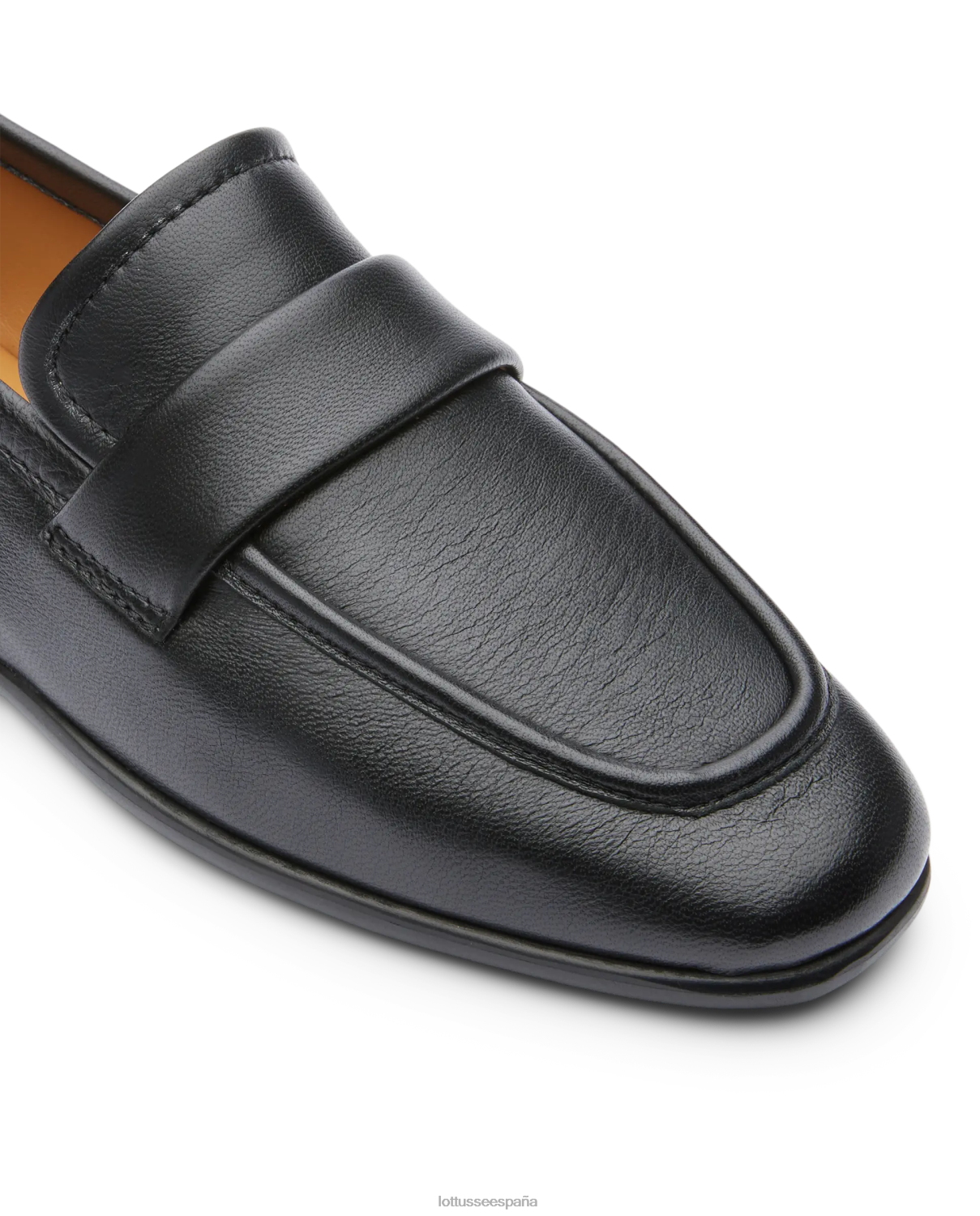 Lottusse mocasines goya suaves de cordero negro mujer calzado V40NX409