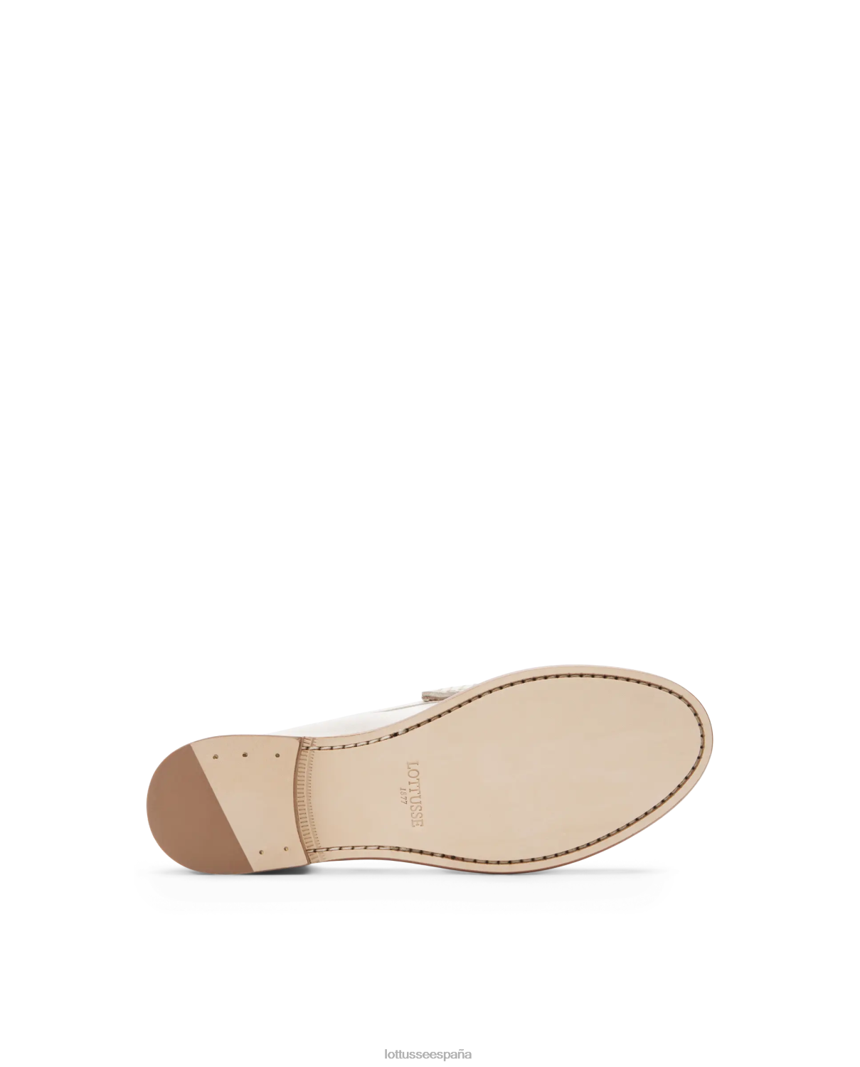 Lottusse mocasines lara de becerro suave blanquecino mujer calzado V40NX235