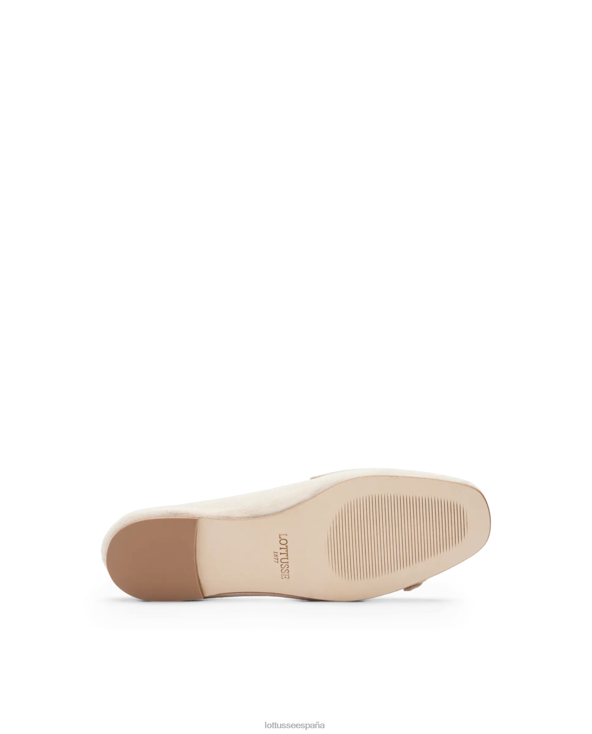 Lottusse mocasines goya de ante de cabra beige mujer calzado V40NX278