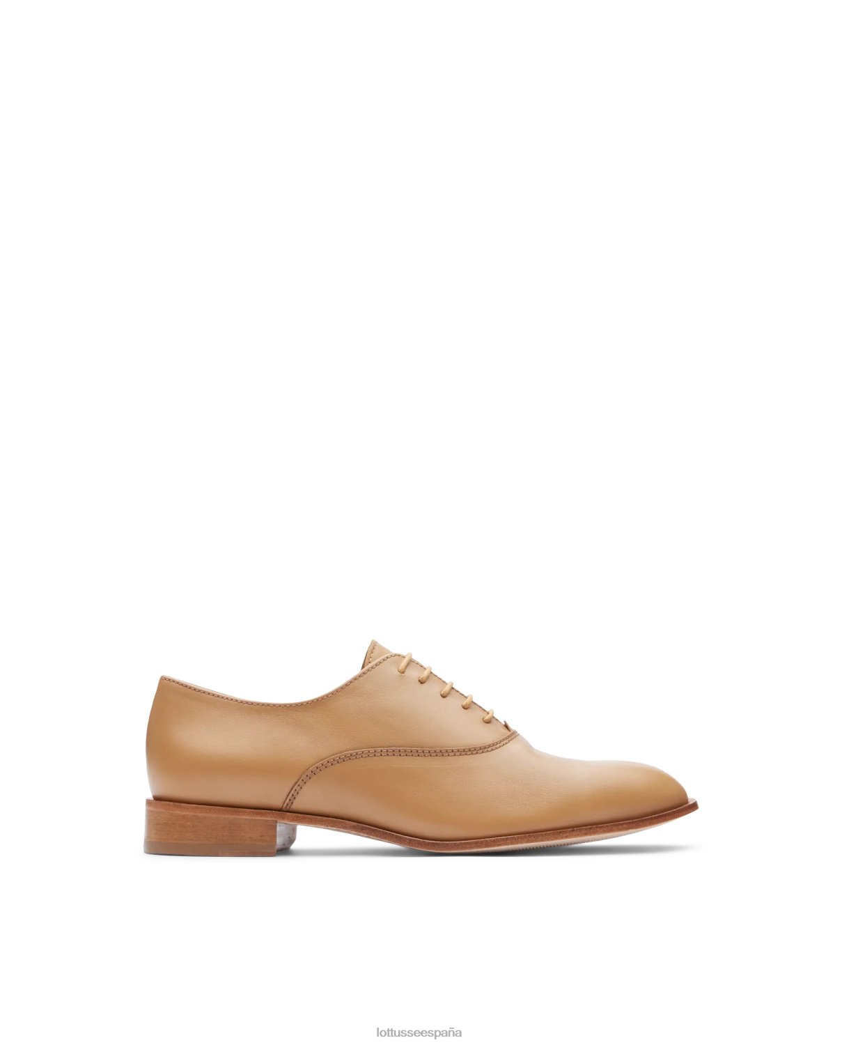 Lottusse Claire Oxford liso de becerro marrón mujer calzado V40NX242