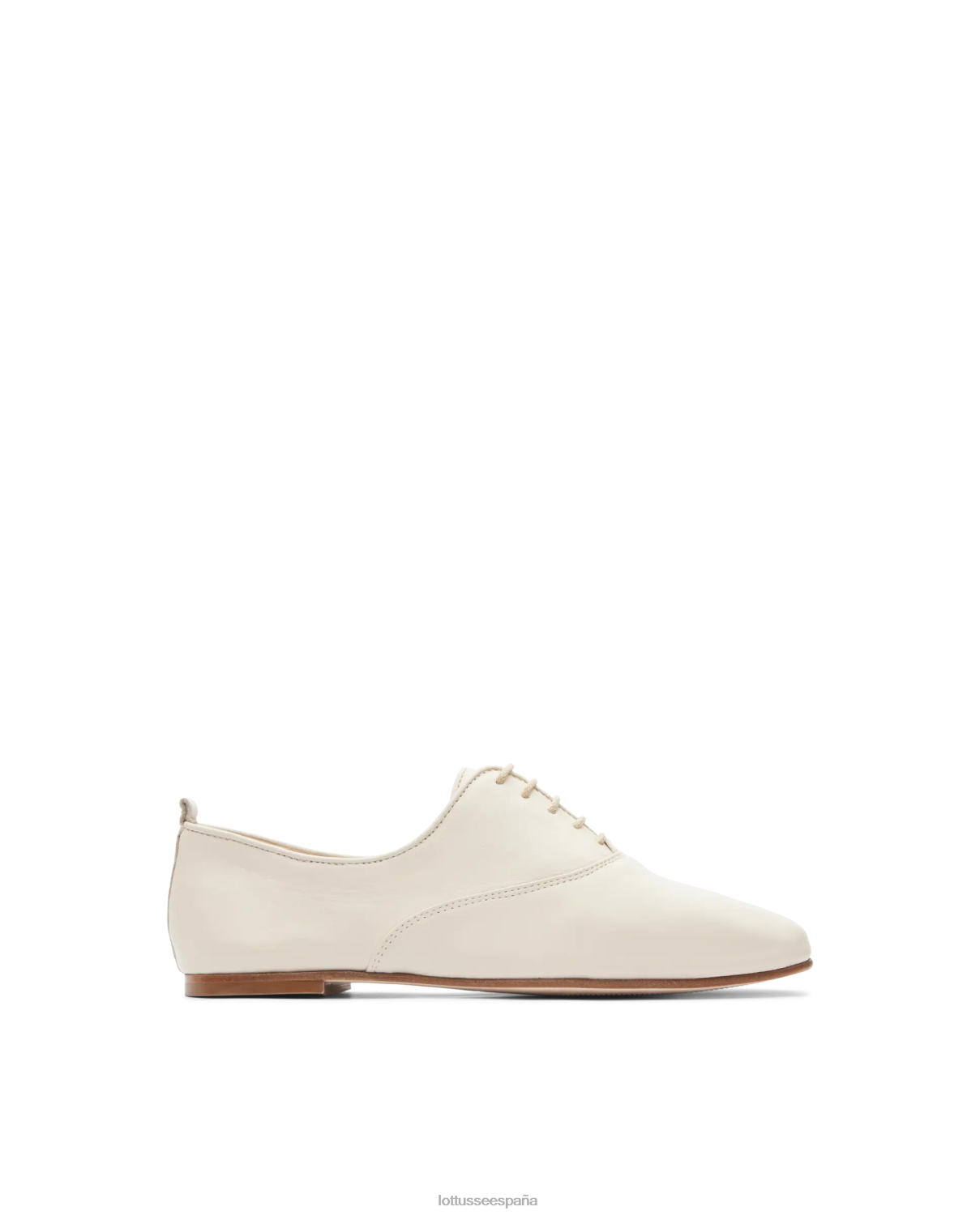 Lottusse goya cordero suave oxford blanquecino mujer calzado V40NX273