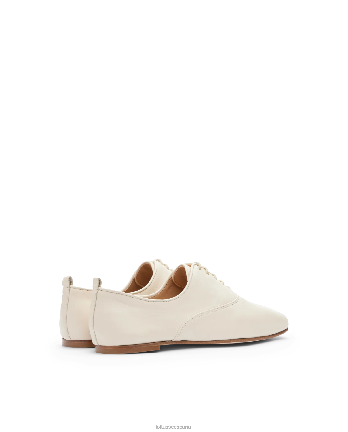 Lottusse goya cordero suave oxford blanquecino mujer calzado V40NX273