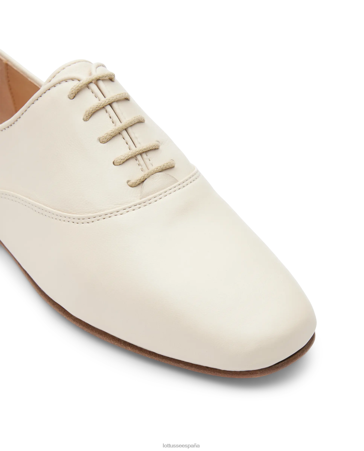 Lottusse goya cordero suave oxford blanquecino mujer calzado V40NX273