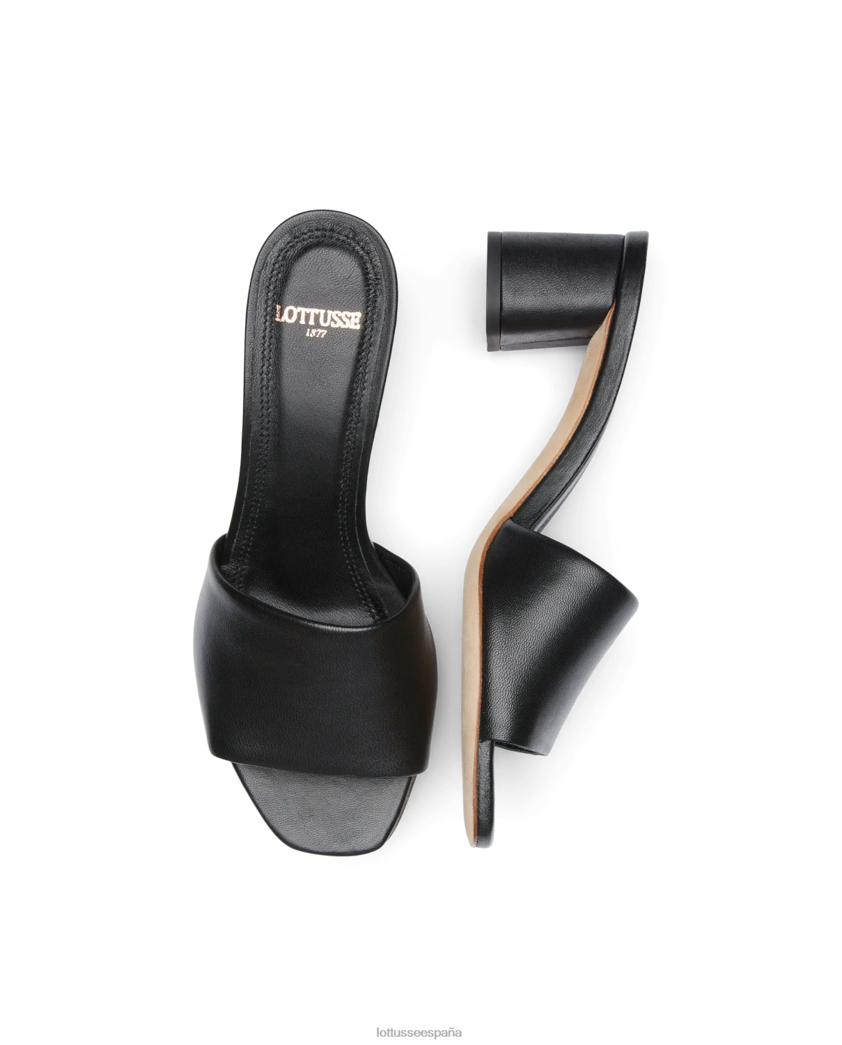 Lottusse sandalias nicole cordero suaves negro mujer calzado V40NX283