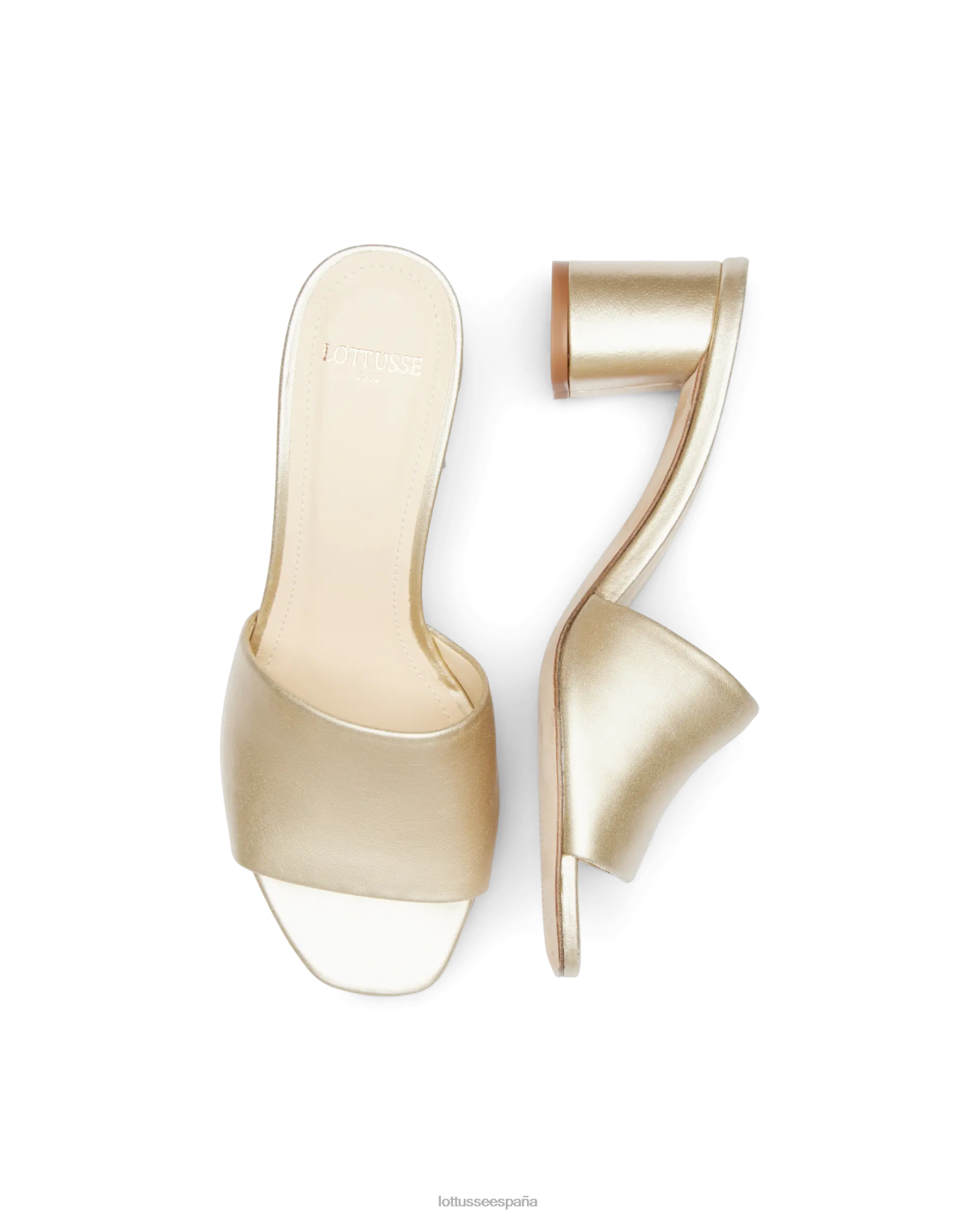 Lottusse sandalias nicole metal cabra oro mujer calzado V40NX284