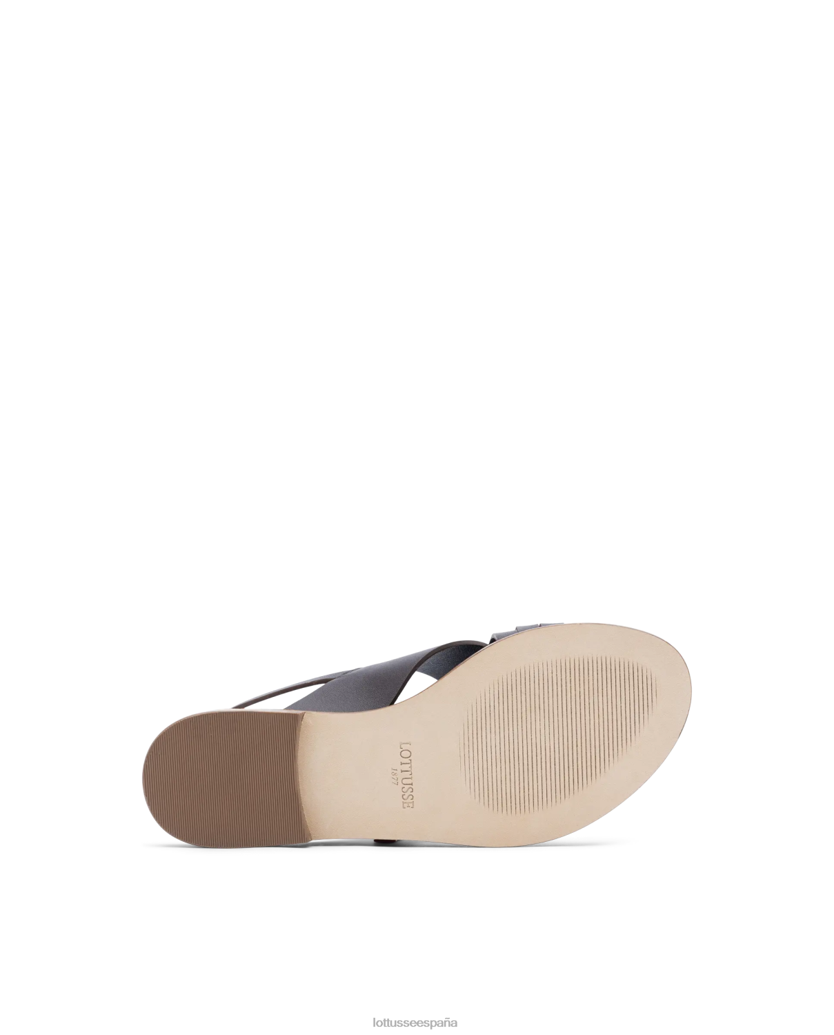Lottusse sandalias nylo de cordero suave color morado granate mujer calzado V40NX255