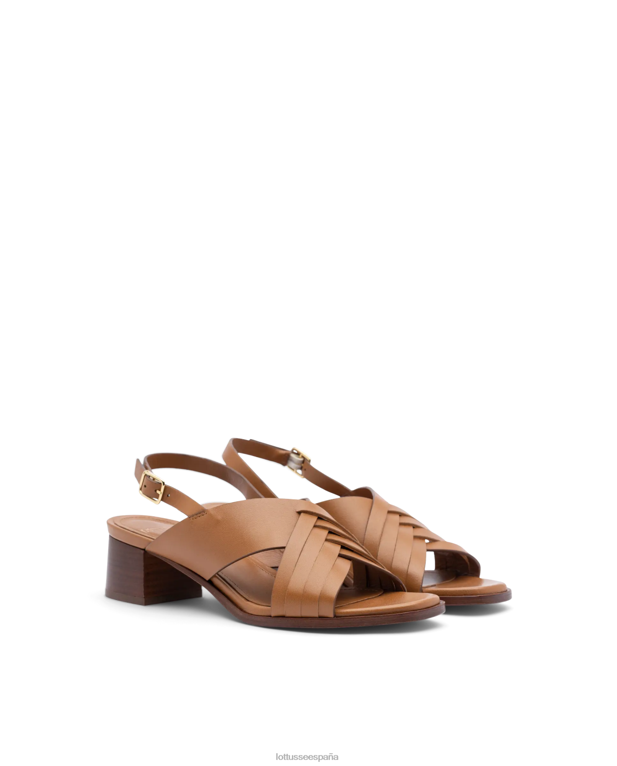Lottusse sandalias nylo de cordero suave marrón mujer calzado V40NX252
