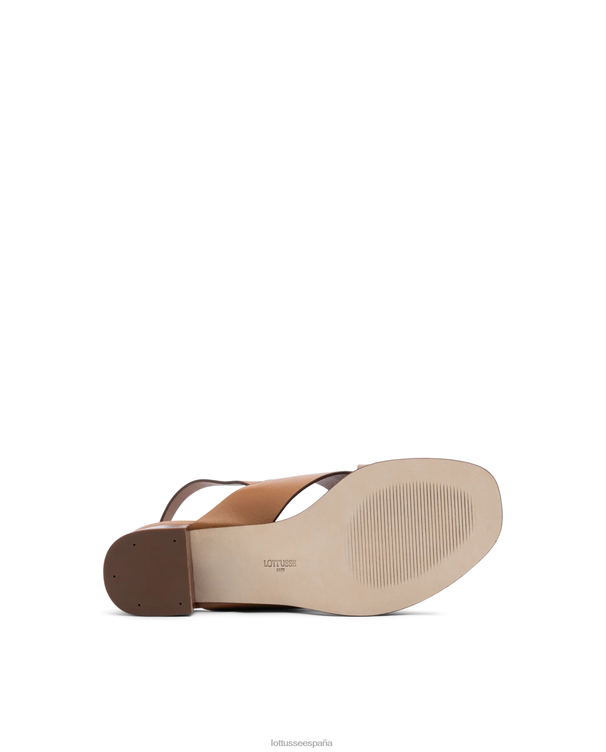 Lottusse sandalias nylo de cordero suave marrón mujer calzado V40NX252