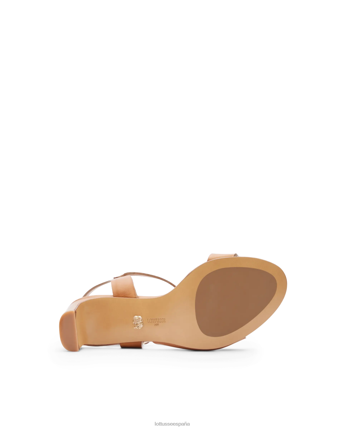 Lottusse sandalias smithson crust anilin de becerro marrón mujer calzado V40NX219