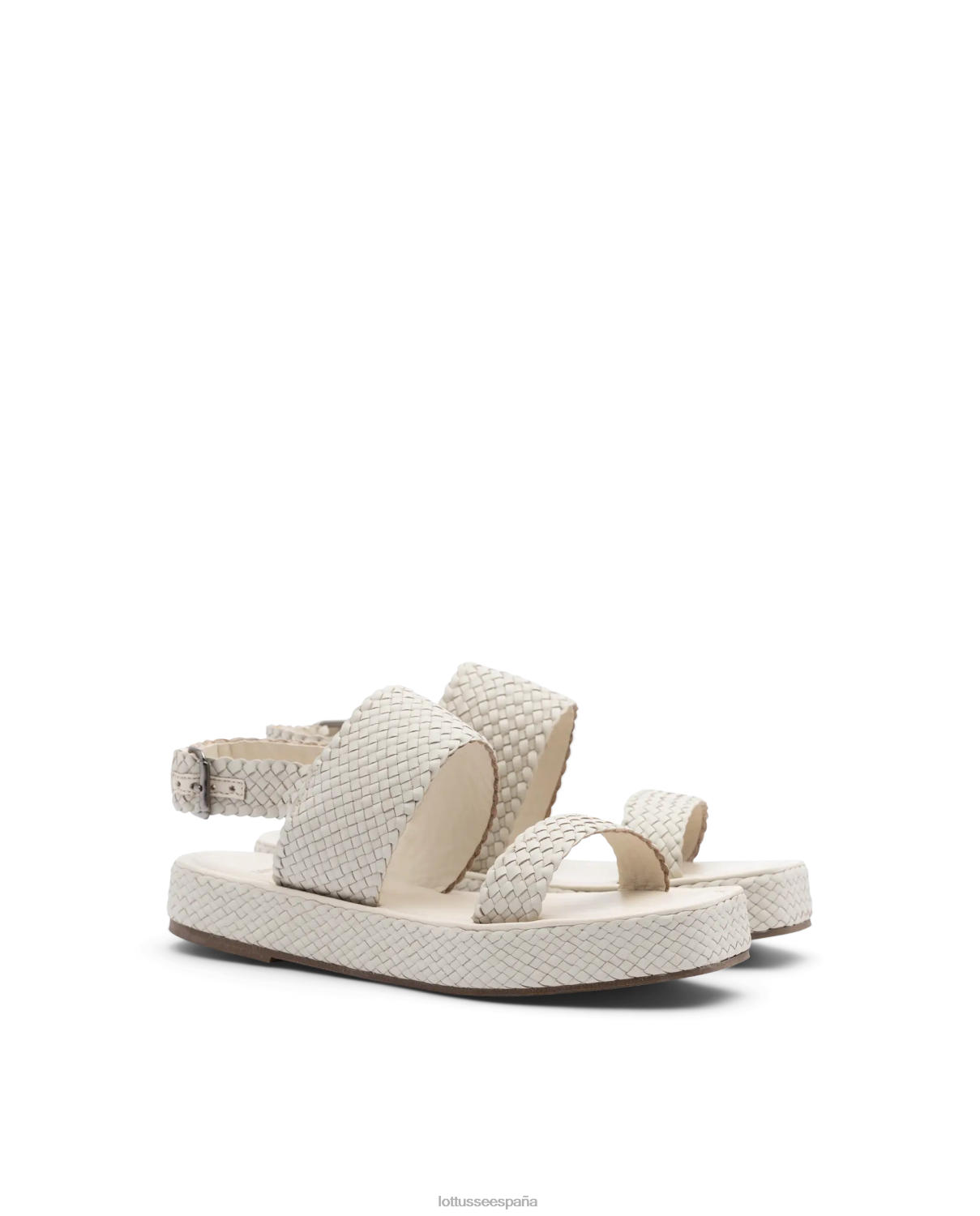 Lottusse sandalias steffy de cordero suave blanquecino mujer calzado V40NX260