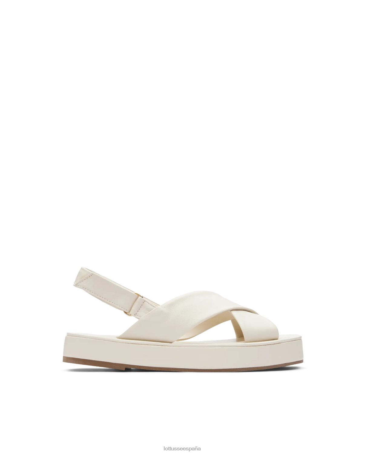 Lottusse sandalias steffy de cordero suave blanquecino mujer calzado V40NX261
