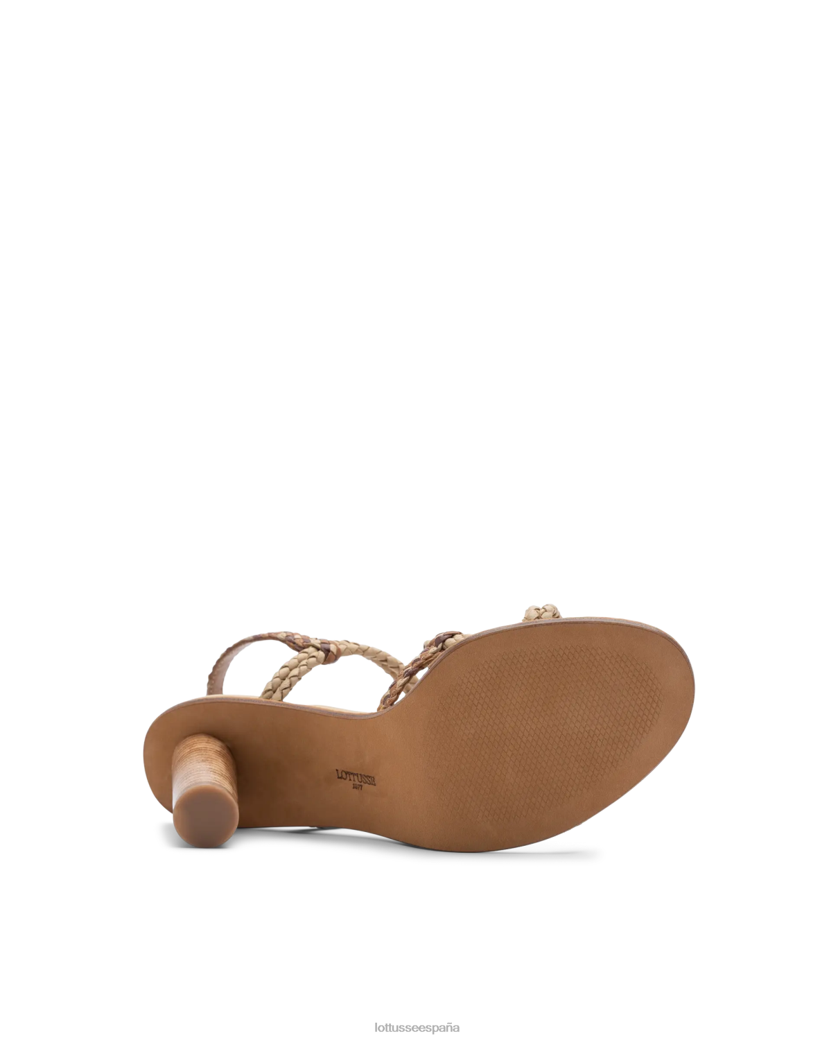 Lottusse sandalias etnicas de cabra trenzadas multicolor mujer calzado V40NX250